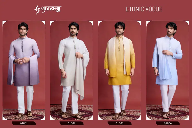 Ethnic Vogue By Shubhvastra Rayon Mens Kurta With Dupatta Online Wholesale